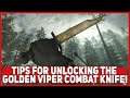 Tips & Tricks for Unlocking the Golden Viper Camo for the Combat Knife in Cold War Zombies
