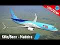 X-Plane 11 | Köln/Bonn - Madeira (EDDK - LPMA) | Boeing 737-800 | TUIfly | Livestream