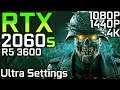 Zombie Army 4: Dead War RTX 2060 Super + RYZEN 5 3600 | Ultra Settings | 1080p 1440p 4K