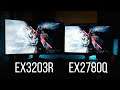 BenQ EX3203R vs EX2780Q Best Gaming monitors for Xbox one X and PS4