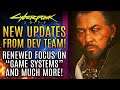 Cyberpunk 2077 - New Updates From Dev Team! New Focus on "Game Systems!" Starfield Comparisons!
