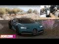 Forza Horizon 5 || 2018 Bugatti Chiron || Gameplay With Steering Wheel || PC || 4K  ||