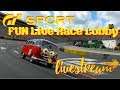 🏎 FUN LIVE RACE LOBBY GRAN TURISMO SPORT (GMR166) 🏎 - kommentierter Livestream GT Sport German PS4