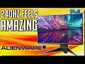 Gaming at 240Hz is AMAZING! - Alienware 240Hz Monitor AW2518H