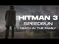 Hitman 3 Speedrun - Death in the Family (Master, SA/SO, Default)