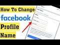 How To Change Facebook Profile Name in Facebook || Change Facebook Profile Name Easily