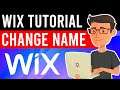 How To Change Wix Website Name (Quick and Easy)