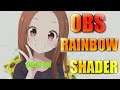 How to do a Rainbow Shader Effect in OBS Studio #shorts