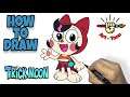 how to draw Pocket from Trick moon step by step easy