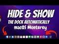 How to Hide and Show the Dock Automatically in macOS Monterey