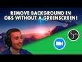 How To Remove Camera Background In OBS Without A Greenscreen