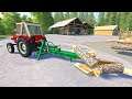 Log Splitter - Making firewood for old lady in Slovenia
