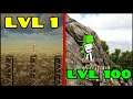 LVL 1 vs LVL 50 vs LVL 100 | Ark Parkour Edition