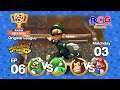 Super Mario Strikers SS1 - Original League EP 06 Match 03 Luigi VS Yoshi , Donkey Kong VS Mario