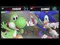 Super Smash Bros Ultimate Amiibo Fights – Request #15482 Yoshi vs Sonic