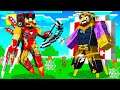 Using the INFINITY BOW on THANOS in Insane Craft