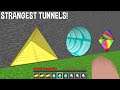 Where does lead this STRANGEST form TUNNELS in Minecraft !