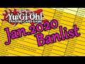 Yu-Gi-Oh! Official TCG Banlist! January 2020