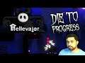 A Game Where You Need To Die To Move Forward.. Sometimes | Hellevator Platformer | Grim Does Gaming