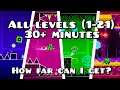ALL LEVELS IN ONE USER LEVEL!!! - Geometry dash level requests