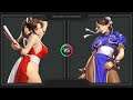 Artwork Comparison of CAPCOM vs SNK ( Chun Li 春麗 vs Mai Shiranui 不知火舞 ) Side by Side Comparison