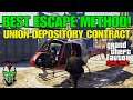 Best Escape Method! Union Depository Contract! GTA Online!