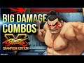 BIG DAMAGE Combos compilation ➤ Street Fighter V Champion Edition • SFV CE