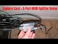 Capture Card + HDMI switch demo - Streaming multiple systems.