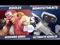 Cosmic Kerfuffle SSBU - EMG | Riddles (Terry) Vs. Benny&TheJets (ROB) Smash Ultimate Winners Semis