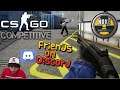 CS:GO Competitive game in Nuke map with Friends on Discord