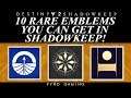 Destiny 2: 10 New Emblems In Shadowkeep That Are Pretty Rare!