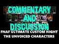 Fnaf|UCN the Unvoiced Characters|Commentary and Discussion