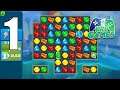 Gummy Drop! Match to restore and build cities Gameplay Walkthrough #1 (Android, IOS)