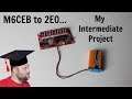 My Intermediate Project, How I built my Frequency Counter Crystal Tester Ham Radio License test 2E0