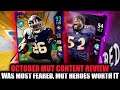 OCTOBER MUT CONTENT REVIEW! WAS MOST FEARED A BUST OR MUT HEROES WORTH IT!?| MADDEN 20 ULTIMATE TEAM