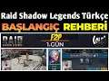 Raid Shadow Legends Türkçe BAŞLANGIÇ REHBERİ F2P 1.Gün