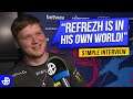 S1mple: "Refrezh Is Living in His Own World!" BLAST CSGO Interview