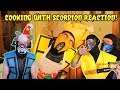 Scorpion & Sub-Zero REACT - Scorpion & SubZero Ruin Thanksgiving (Cooking W/ Scorpion 2) | MK PARODY
