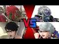 SSBU - Real Ganondorf (me) & Bayonetta vs Dark Ganondorf & Fake Bayonetta