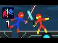 Stickman Warriors - Supreme Duelist‏ Gameplay Walkthrough - Part 1 (Android,IOS)