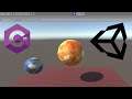 Unity beginner tutorial: Earth orbiting around Sun (plus navigating around in Game view!)