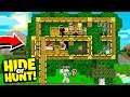we made a SECRET Minecraft TREE HOUSE base! - Hide Or Hunt #1