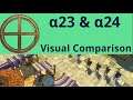 0 A.D. - A23 vs A24(prerelease) Visual Comparison
