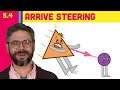 5.4 Arrive Steering Behavior - The Nature of Code