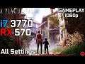 A Plague Tale: Innocence | Gameplay | Core i7 3770 + RX 570 4GB | All Settings 1080p | 2020