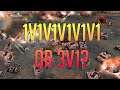 An Epic 3vs1 - 1v1v1v1v1v1 Defcon 6 - C&C Generals Zero Hour