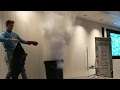Bompas and Parr creating a whisky ping pong explosion at blooloopLIVE
