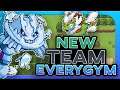 Can You Beat Pokemon Blazing Emerald With A New Team Every Gym ?! (No Items)