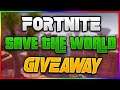 Fortnite Save the world live stream giveaway 144 + Material + Traps #Fortnite  #STW #Traps #giveaway