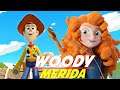 Parkour 1-1 - Woody vs Merida 2 | Superheroes | Infinity Disney
